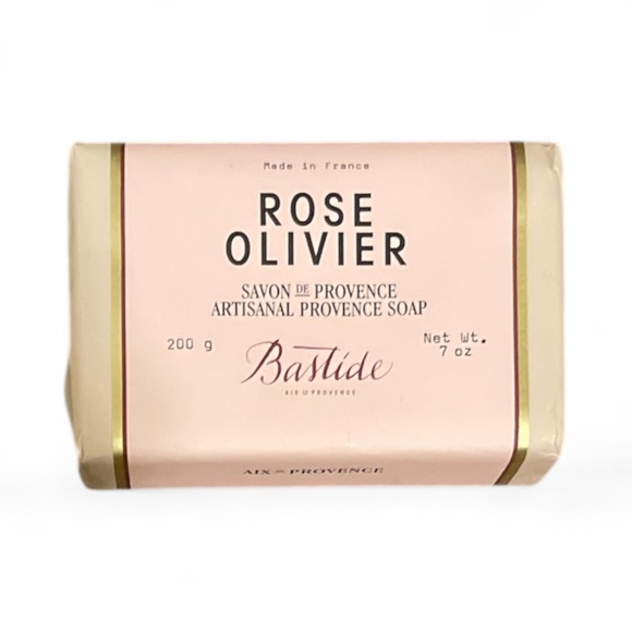 Rose Olivier Luxury Bar Soap | 7 oz Made in France | Triple-Milled Floral Rose - Picture 1 of 2